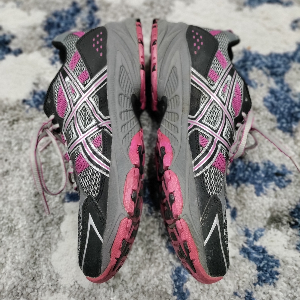 Asics Gel-Venture 4  Women's Grey/purple Running Shoes size 9.5